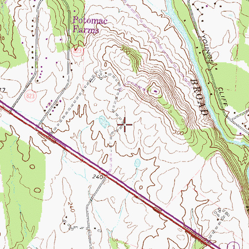 Topographic Map of Primrose School of Ashburn, VA