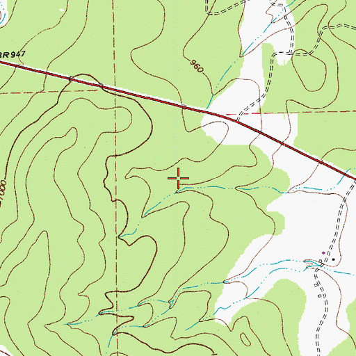 Topographic Map of Spicewood Quarry, TX