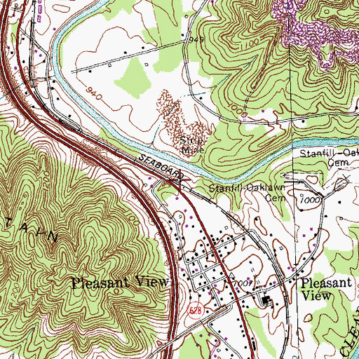 Topographic Map of Jones Switch (historical), KY