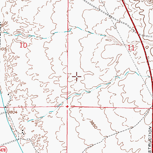 Topographic Map of River Valley Dairy, NM
