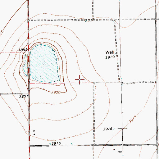 Topographic Map of Bar G Feedyard, TX