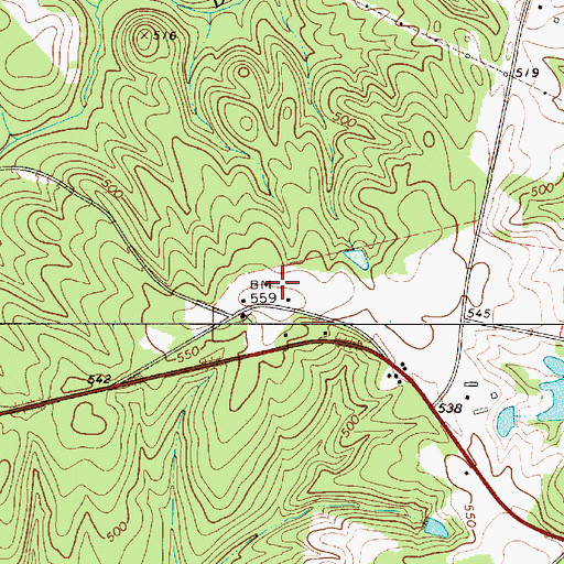 Topographic Map of Counterman Farm, SC