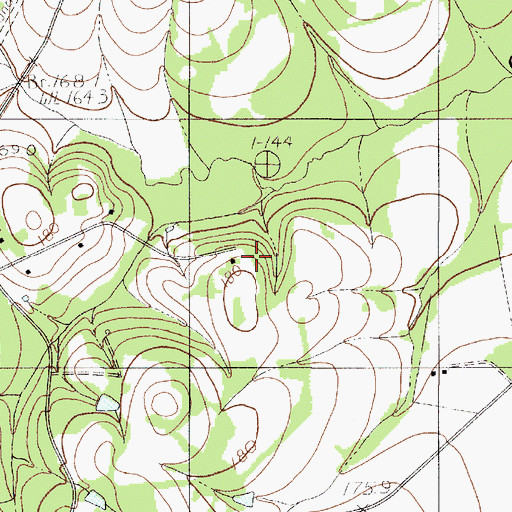 Topographic Map of Hermit Hill Farm, SC