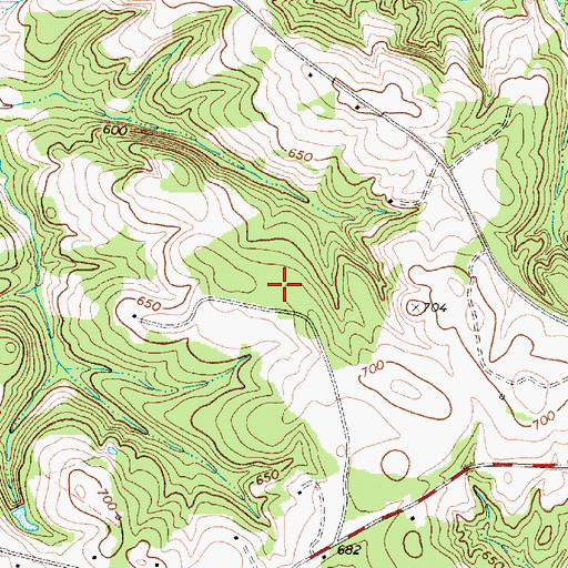 Topographic Map of Stephensons Turkey Farm, SC