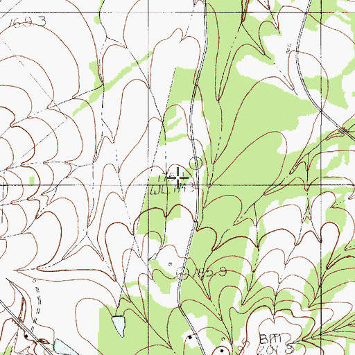 Topographic Map of Sloan Farms, SC