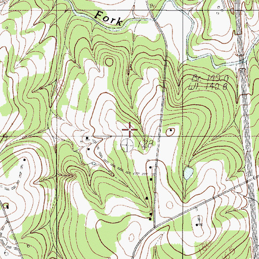 Topographic Map of Miss Swiss Dairy, SC