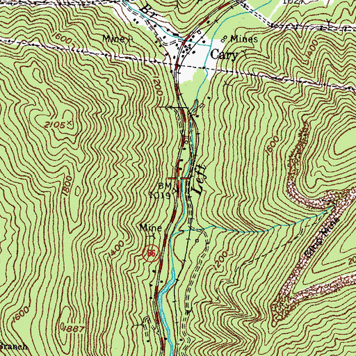Topographic Map of Keenox, KY