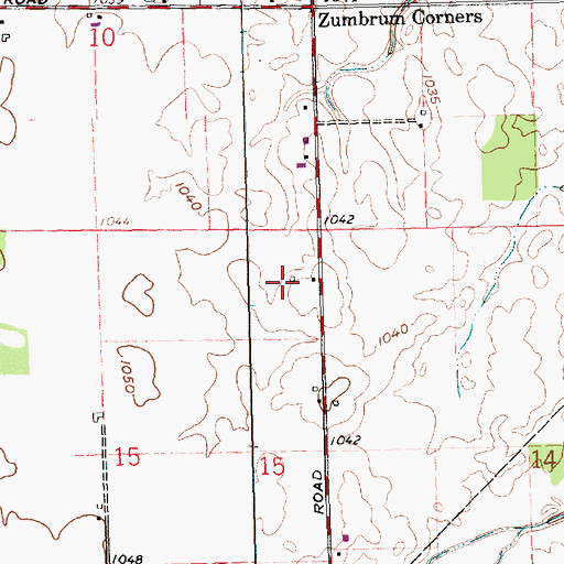 Topographic Map of Dan Lo Farms, OH