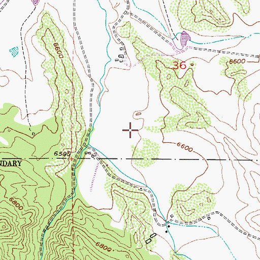 Topographic Map of Ahlmaaz Gove Ditch, CO