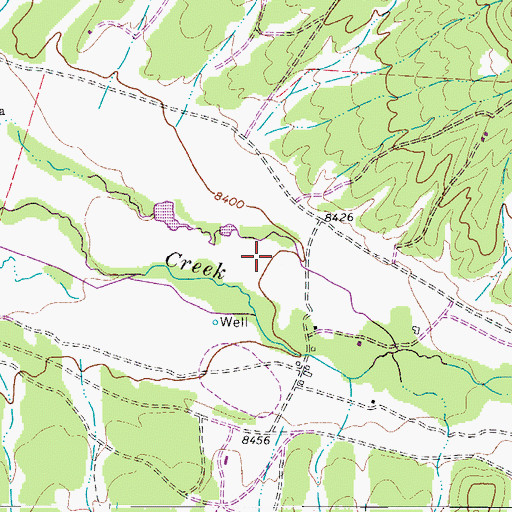 Topographic Map of Alamos Altos Ditch, CO
