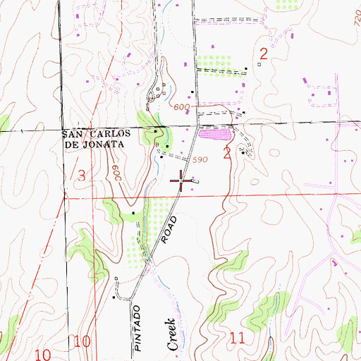 Topographic Map of Buttonwood Farm Winery and Vineyard, CA