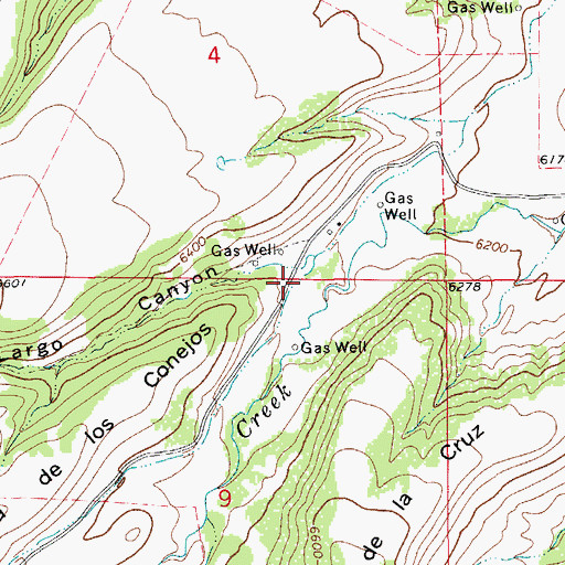 Topographic Map of Archibald Upper Ditch, CO