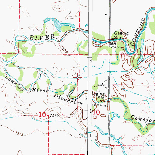 Topographic Map of Ball Brothers Overflow Number 1, CO