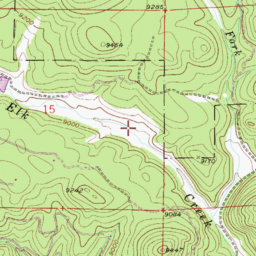 Topographic Map of Berrien Ditch 3, CO