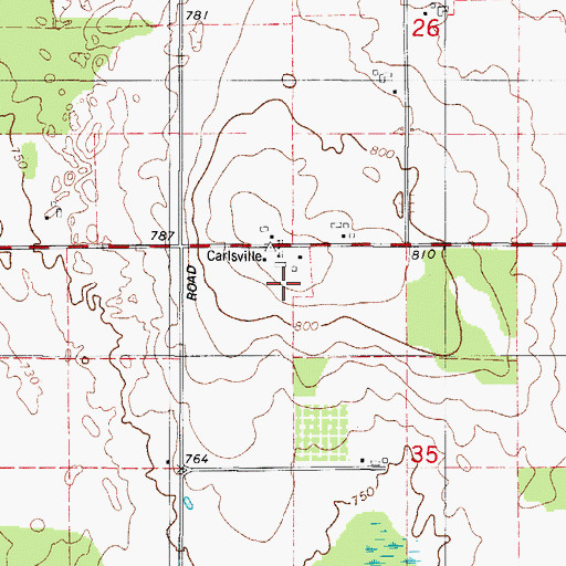 Topographic Map of Schopf Hillside Dairy, WI