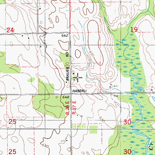 Topographic Map of Smejkal Farm, WI