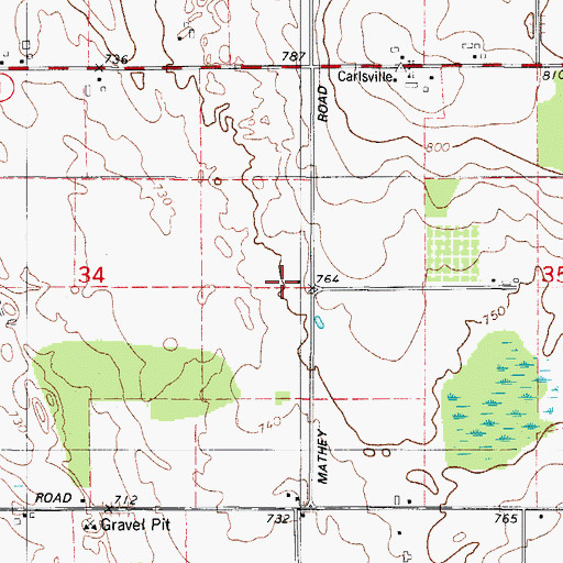 Topographic Map of S and B Farm, WI