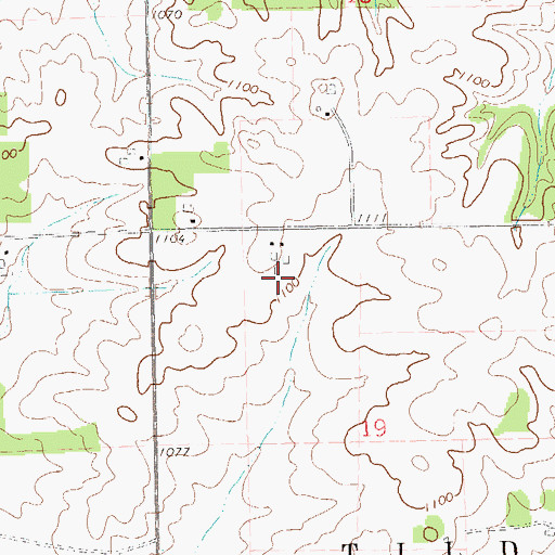 Topographic Map of Steinmetz Dairy Farm, WI