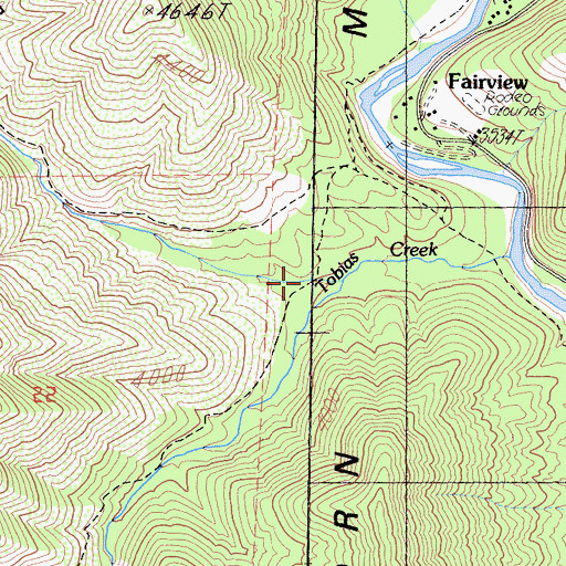 Topographic Map of Flynn Canyon, CA