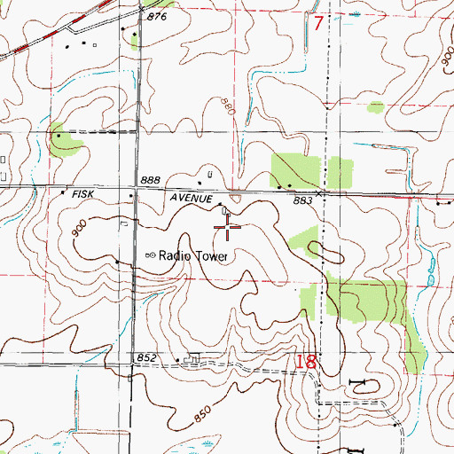 Topographic Map of Do - Da Dairy, WI
