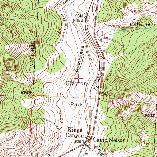 Topographic Map of Clayton Rich Ditch, CO