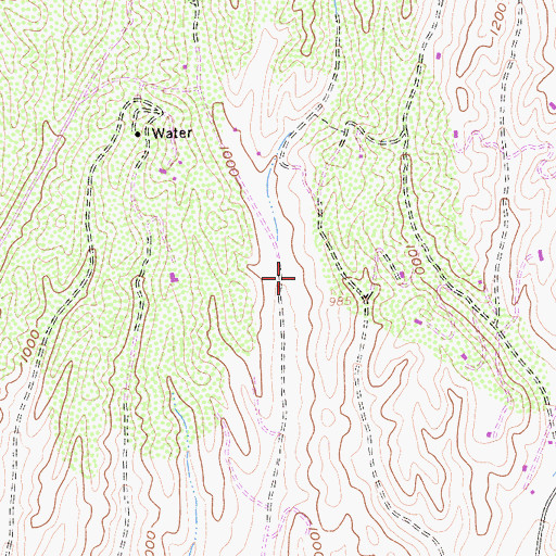 Topographic Map of Lavista Farm, CA