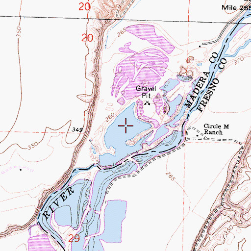 Topographic Map of Cobb Pit, CA