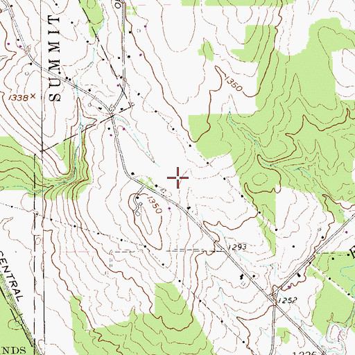 Topographic Map of Ro - Max Farms, PA
