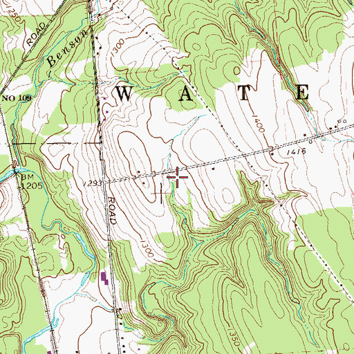 Topographic Map of Hartner Farm, PA