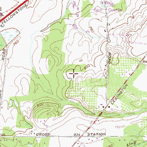 Topographic Map of Lord - Shope Landfill, PA