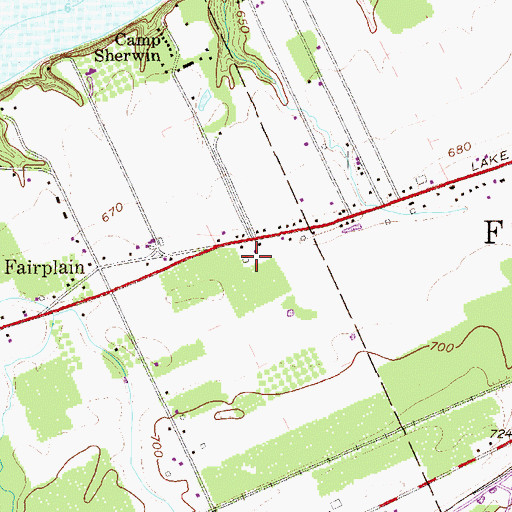 Topographic Map of Mason Farms, PA