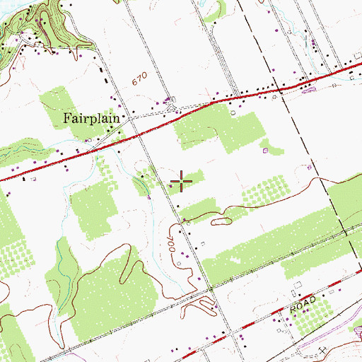 Topographic Map of Gieza Farms, PA
