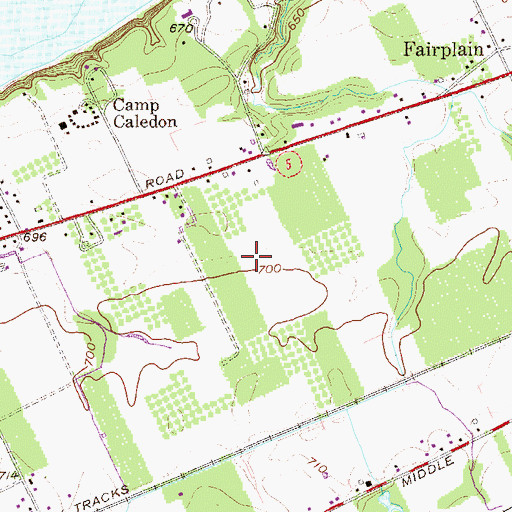 Topographic Map of Shorewood Farm, PA