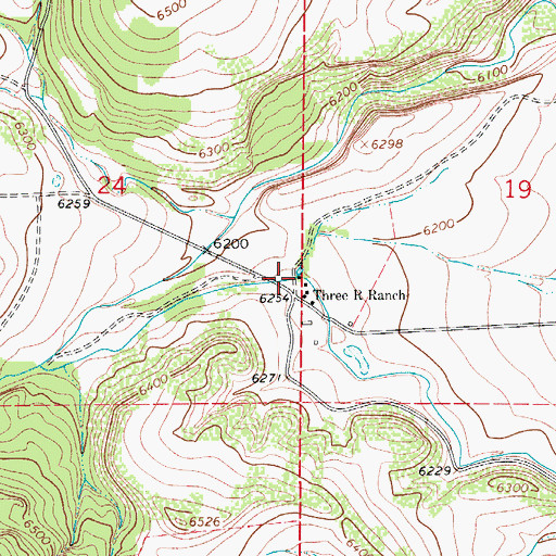 Topographic Map of Dotson Ditch Number 1, CO