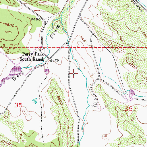 Topographic Map of Fazzio Ditch, CO