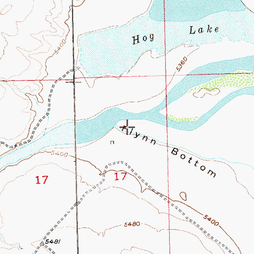 Topographic Map of Flynn Bottom Ditch, CO