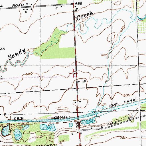 Topographic Map of Little Lake Farm, NY