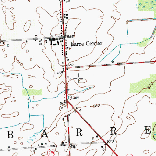 Topographic Map of Kempenland Farm, NY