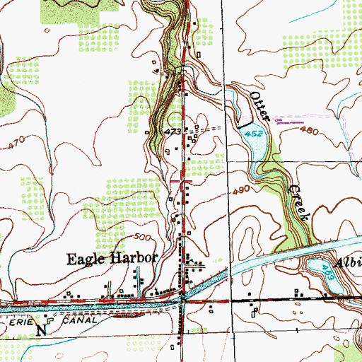 Topographic Map of Navarra Farm and Greenhouse, NY