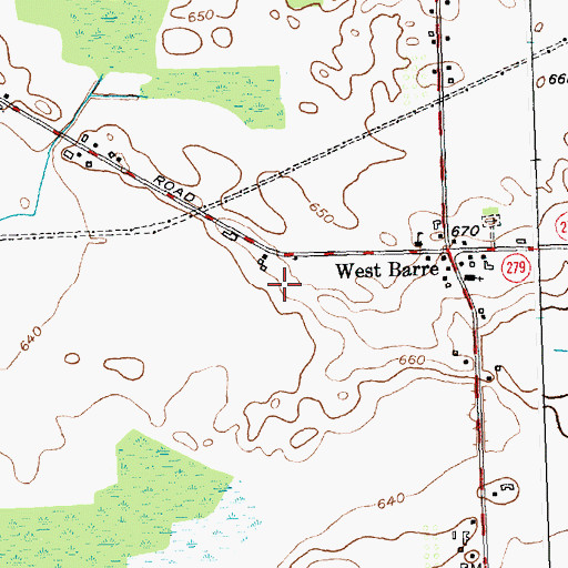 Topographic Map of H and R Farms, NY
