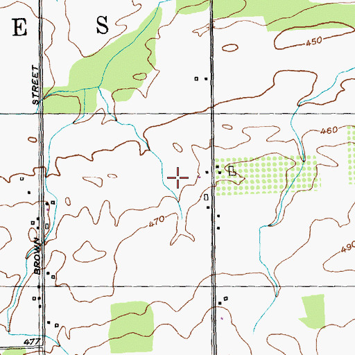 Topographic Map of Shady Maple Farm, NY