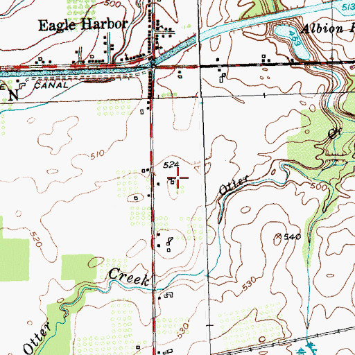 Topographic Map of Wild Rose Farm, NY