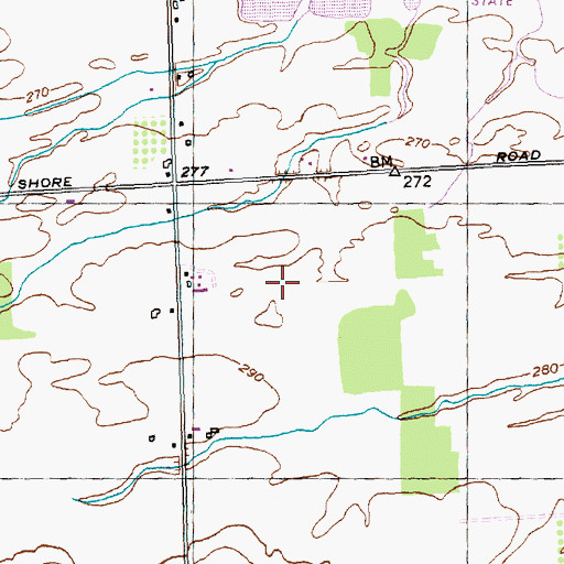 Topographic Map of Kludt Farms, NY