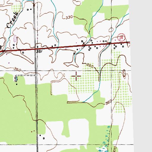 Topographic Map of Radtke Farms, NY