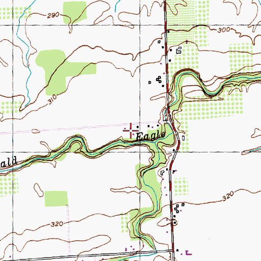 Topographic Map of Zingler Farms, NY