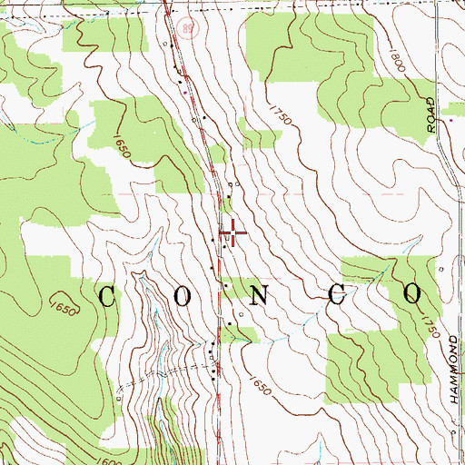 Topographic Map of Skiff Farms, PA