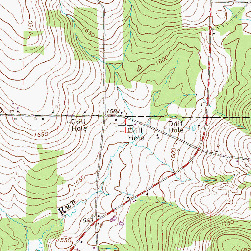 Topographic Map of Harbor Valley Farm, PA