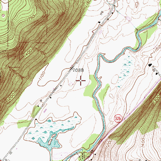 Topographic Map of Savona Pit, NY
