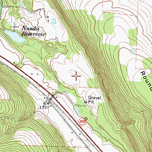 Topographic Map of Lawson Pit, NY