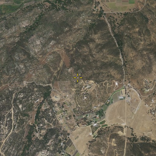 Aerial/Satellite Image of French Mountain, CA